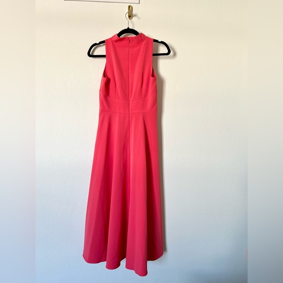 Vince Camuto Halter Tea-Length Dress - Picture 2 of 5